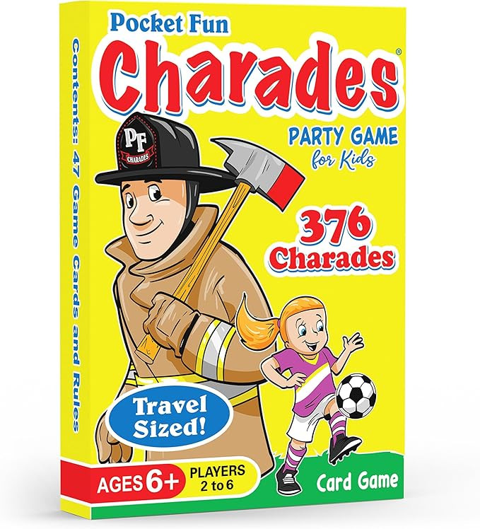 Pocket Fun Charades for Kids Ages 6+ – 376 Fun Acting Prompts – No Reading Required | Compact... | Amazon (US)