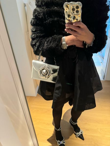 A date night out in freezing temperatures made better with this Alice and Olivia coat and these Mach and Mach heels! Oh, and you need this $12 phone case!!

#LTKsalealert #LTKstyletip #LTKSeasonal