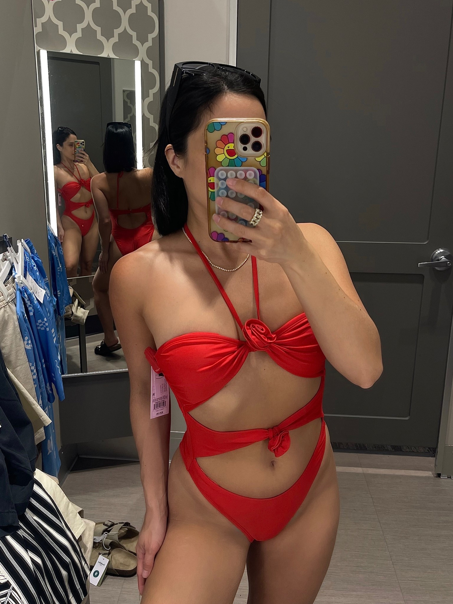 Cannot get enough of this! Looks designer. 

#LTKSwim #LTKFindsUnder50 #LTKStyleTip