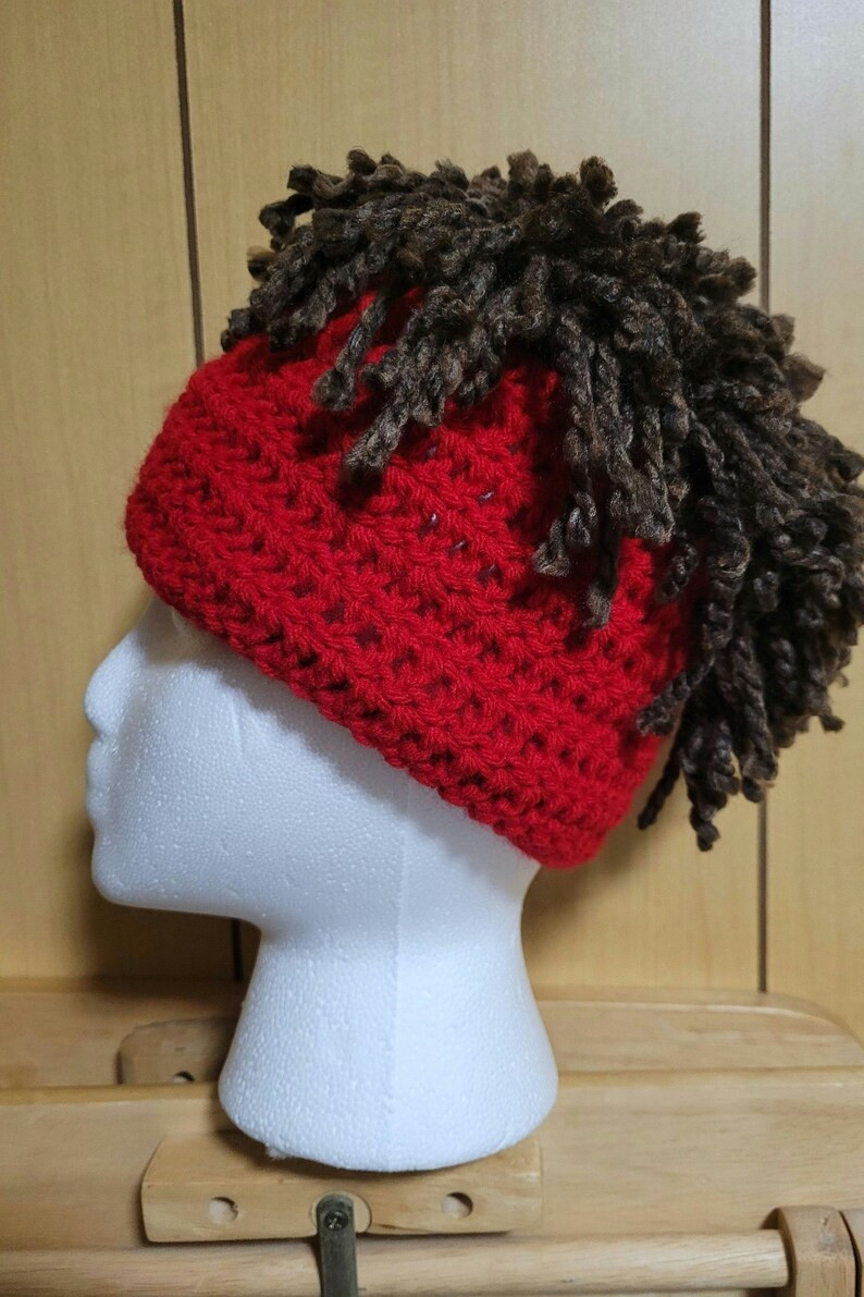 Patrick Mahomes Inspired Hand Made Crocheted Hat/beanie. Red or Black - Etsy | Etsy (US)