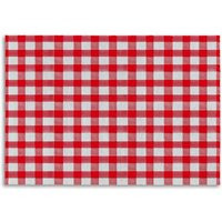 Red & White Gingham Area Rug Custom Plaid Checkered Rug | Etsy (US)