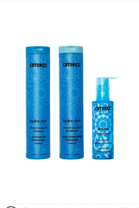 Amika hydro rush and dream hair care routine. Whole set for $50 ish and $80 some value! A steal

Hair. Self care. Hair care. Sephora. hydrating. Gift set. Set. Value set  

#LTKbeauty #LTKstyletip #LTKunder100
