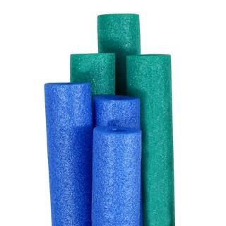 Big Boss Blue and Teal Round Pool Noodles (6-Pack) | The Home Depot