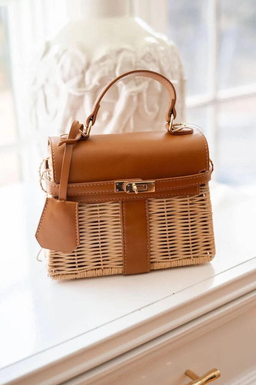 Celine Wicker Handbag | Lisi Lerch Inc