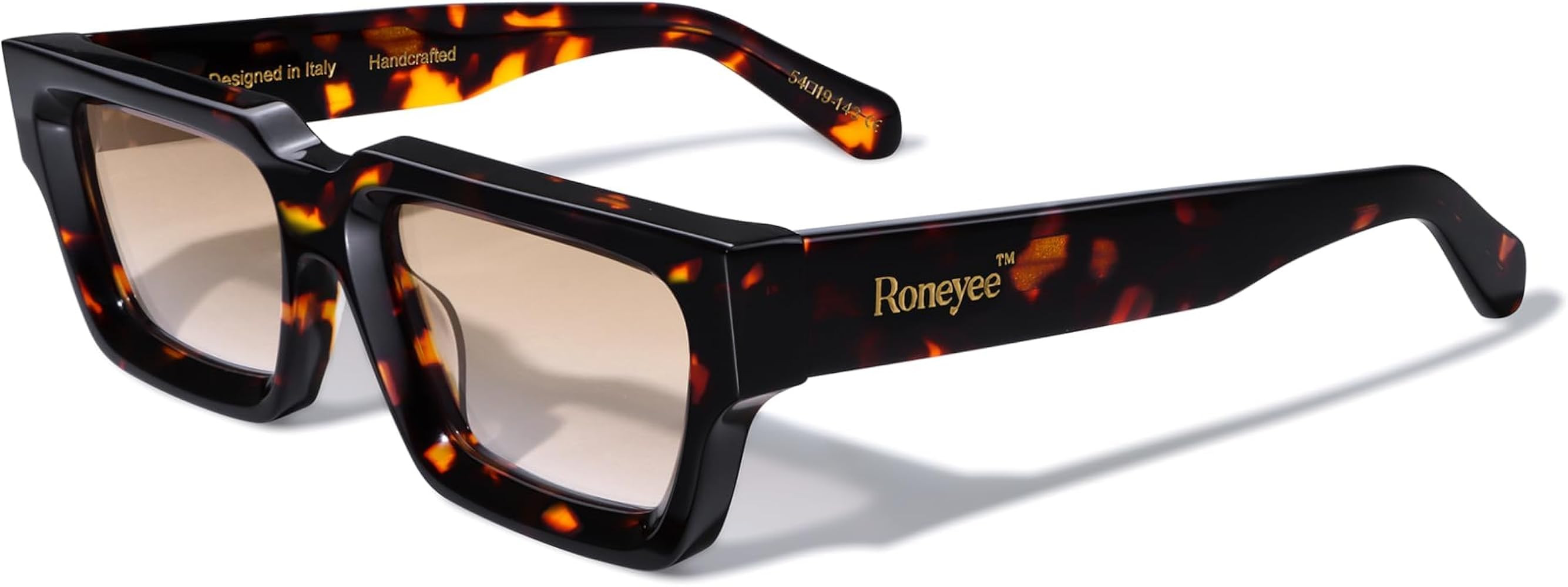 Non Polarized Acetate Sunglasses RY-A02 Frame with UV Protection Impact Resistant Nylon Lens Retr... | Amazon (US)