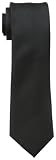 Kenneth Cole REACTION Men's Solid Tie, Black, One Size | Amazon (US)