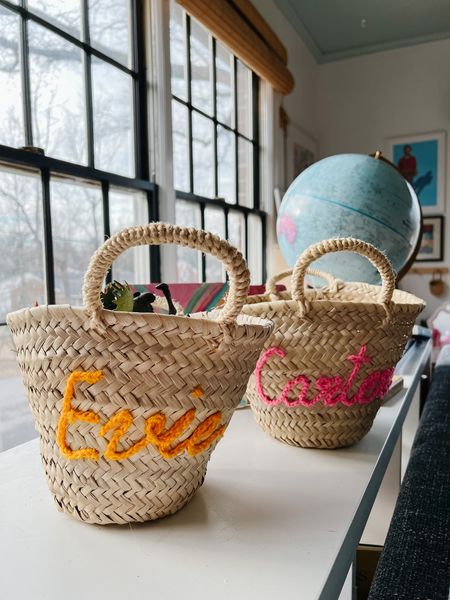 Adorable embroidered baskets for kids - could be Easter baskets 

#LTKGiftGuide #LTKSeasonal #LTKkids