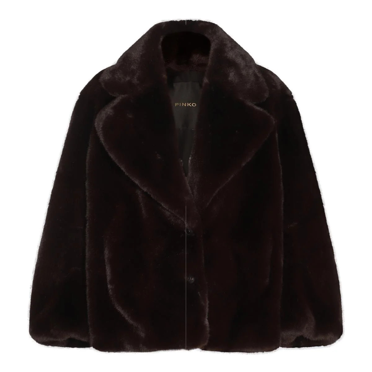 Pinko Single-Breasted Fluffy Coat | Cettire Global