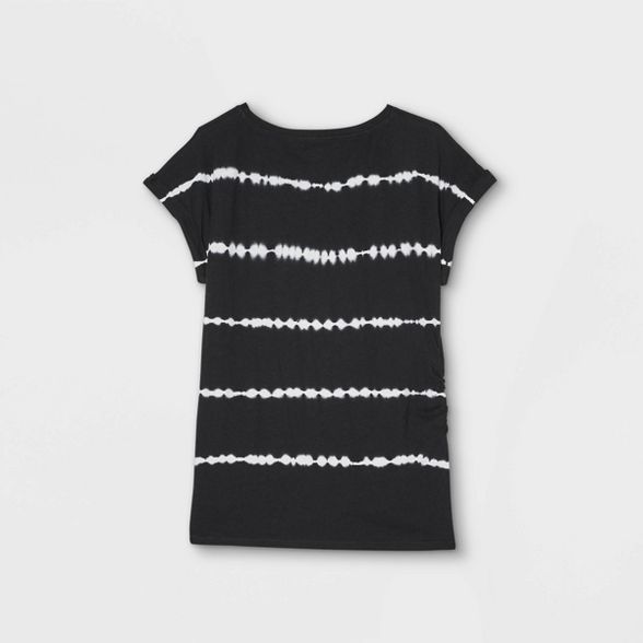 Linen Like Cuff Short Sleeve Maternity T-Shirt - Isabel Maternity by Ingrid & Isabel™ | Target
