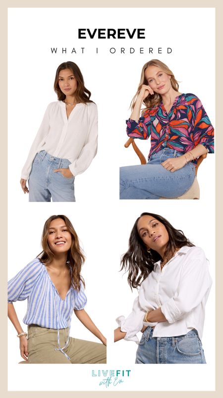 Evereve Tops I Ordered:
Effortless and versatile pieces perfect for spring! 
Floral Button-Up: Bold and beautiful for a pop of color.
Striped Blouse: Breezy stripes for a relaxed, casual vibe.
Cropped Button-Up A crisp, timeless staple.

Mix and match to create your perfect spring wardrobe. Tap to shop these looks!

@livefitwithem 🌸 #EvereveFinds #SpringStyle #LiveFitWithEm

#LTKSeasonal #LTKWorkwear #LTKStyleTip