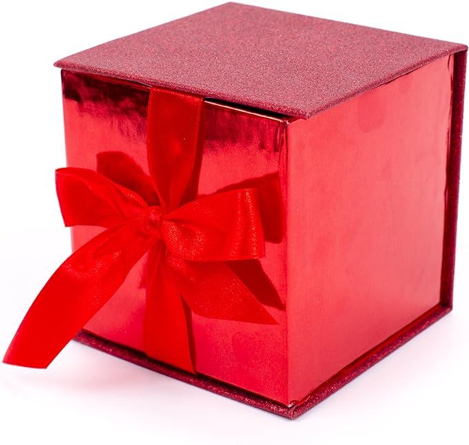 Hallmark Signature Small Valentine's Day Gift Box with Fill (Red Glitter) | Amazon (US)