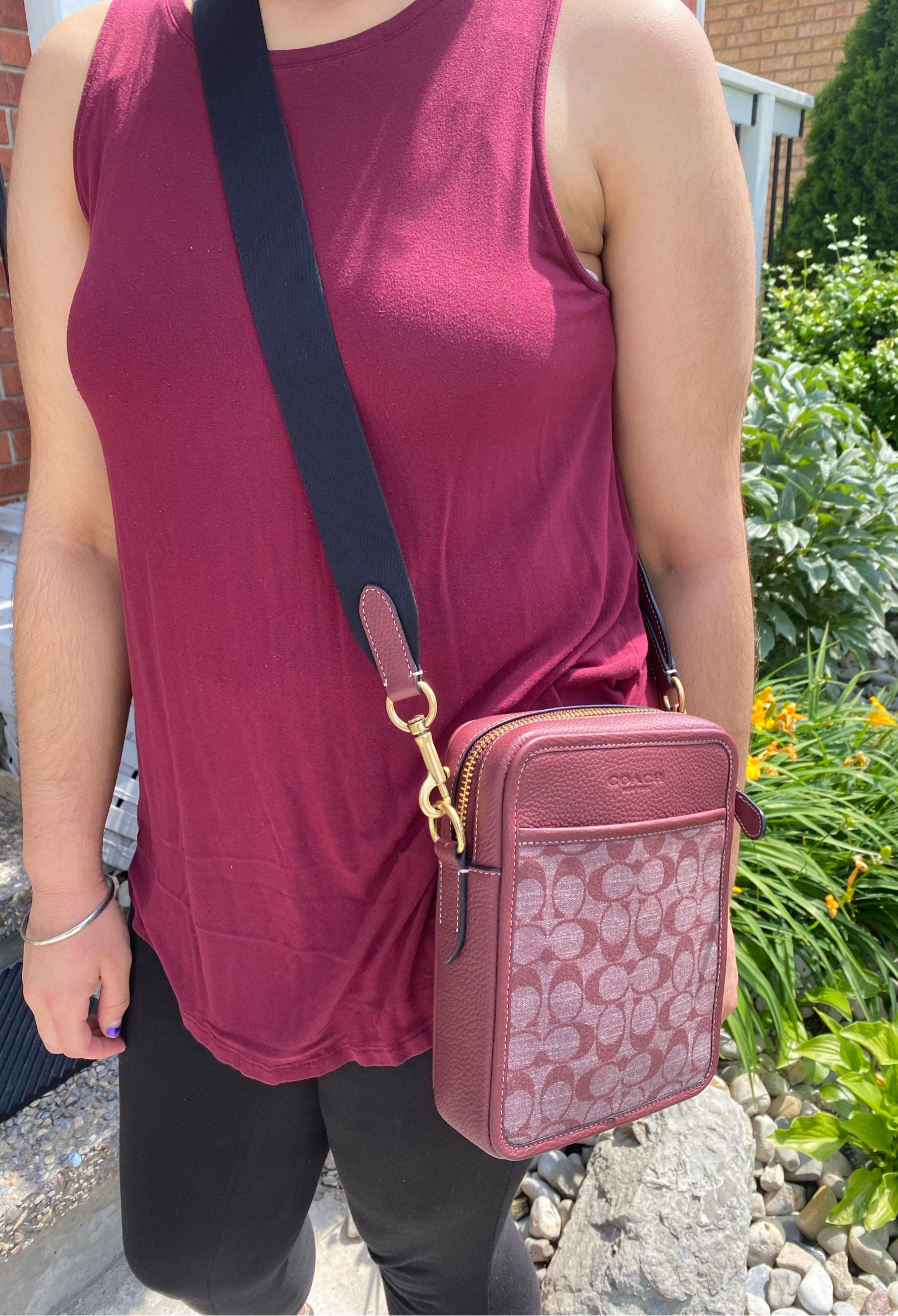 This Coach crossbody bag serves 2 purposes:
1- it’s a purse that holds everything you need.
2- it’s just the right size for an Epi-Pen.
With my daughter’s allergies, she often can’t find the right purse to hold her Epi-pen. It comes in multiple colours and can be found in the mens section.

#LTKunder50 #LTKfamily #LTKSeasonal