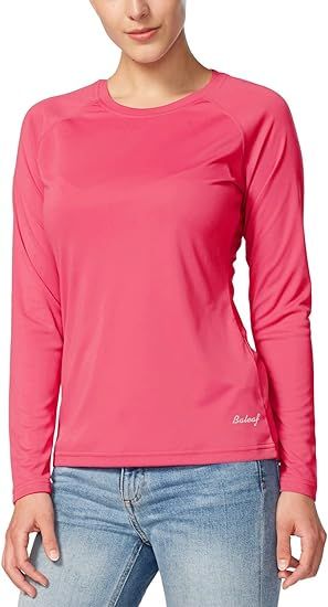 BALEAF Women's Long Sleeve Shirts UPF 50+ Sun Protection SPF Quick Dry Lightweight T-Shirt Outdoo... | Amazon (US)