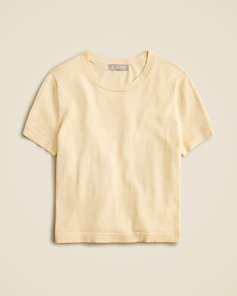 Sweater-tee in premium ultrafine cotton | J. Crew US