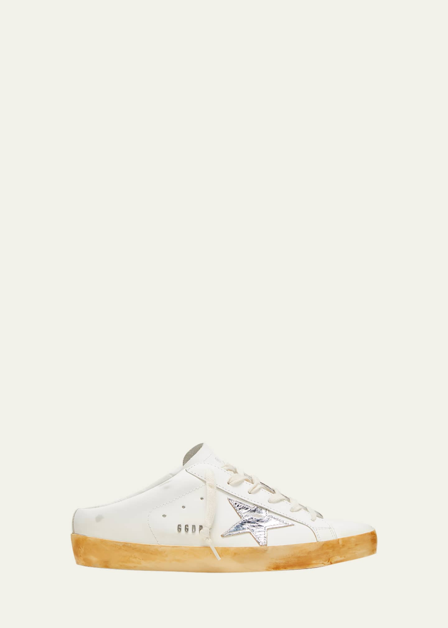 Golden Goose Superstar Sabot Leather Slide Sneakers | Bergdorf Goodman