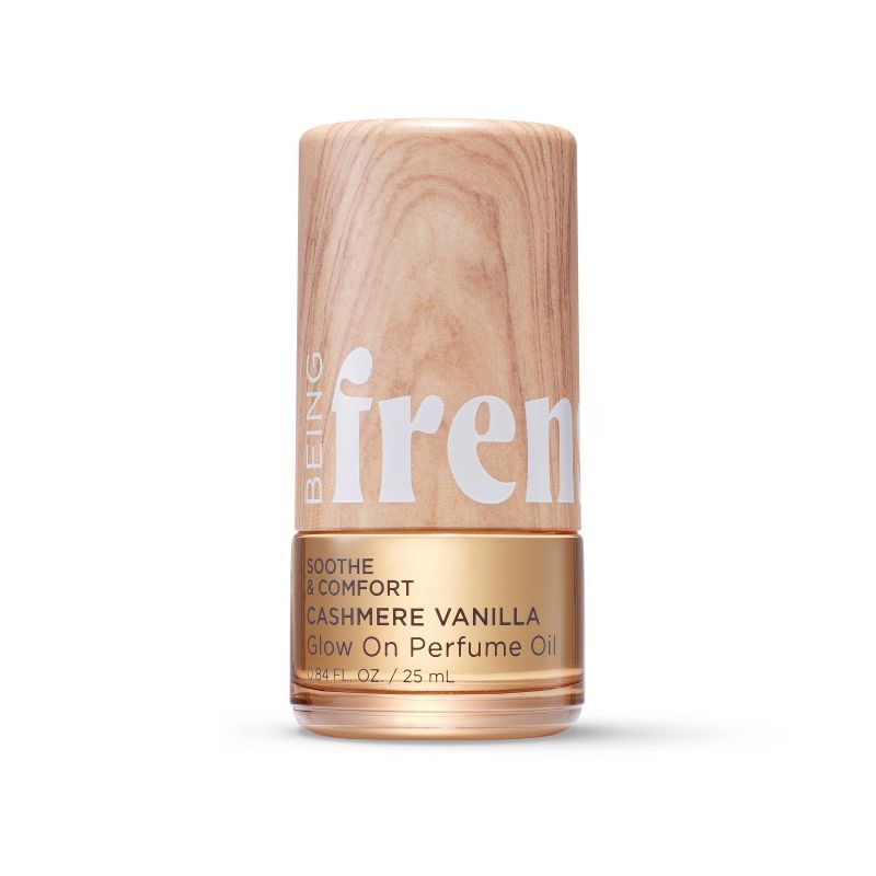 Being Frenshe Glow On Roll-On Fragrance with Essential Oils - Cashmere Vanilla - 0.84 fl oz | Target