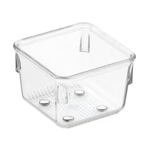 Linus Shallow Drawer Organizer Clear | The Container Store
