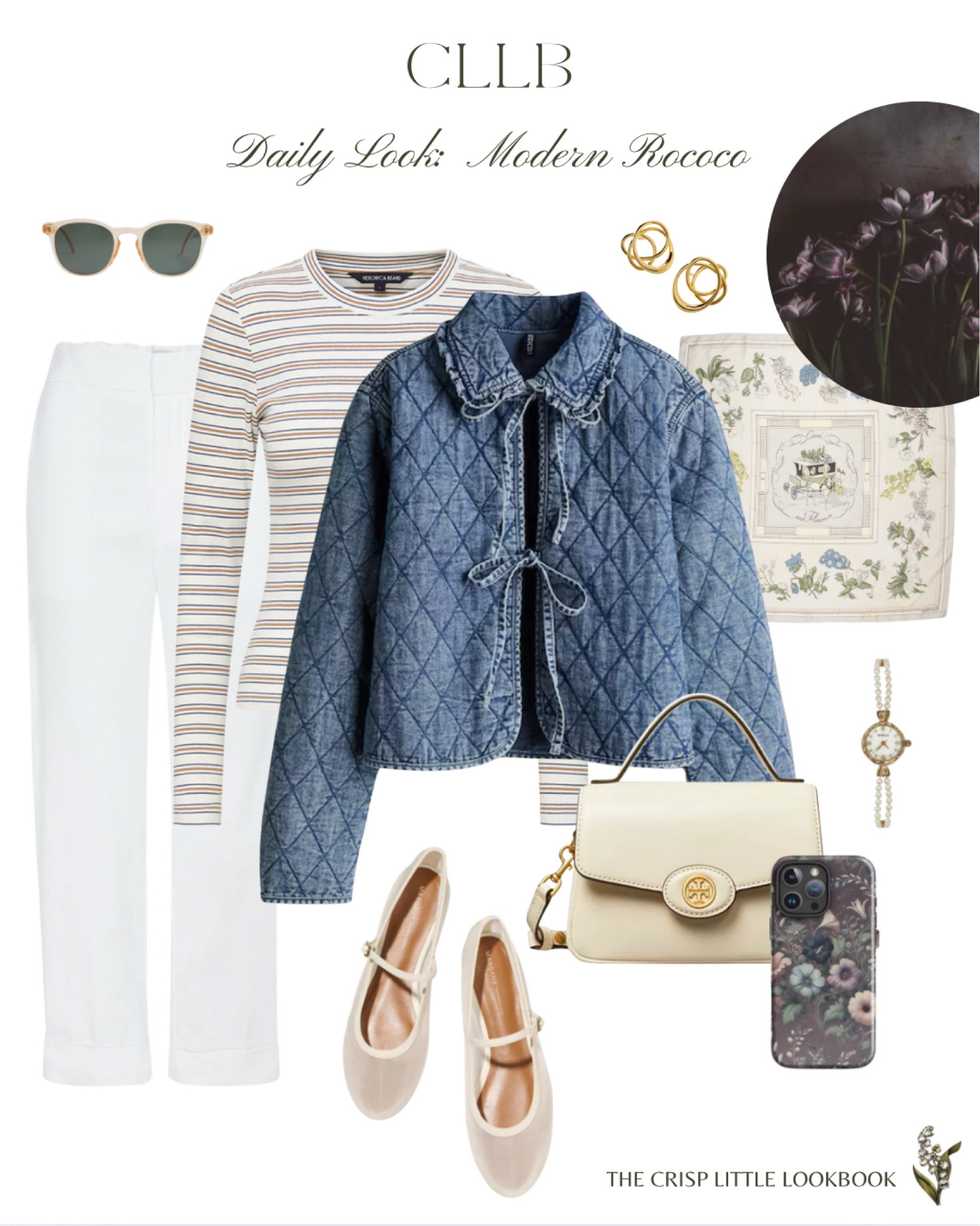 If you love romantic florals, vintage-inspired elegance, and effortlessly feminine details, but still want a modern edge, this look is for you. The Rococo Revival trend is all about soft pastels, delicate florals, pearls, and timeless silhouettes—bringing old-world charm into modern wardrobes. 

Why I Love This Look:
✨ Rococo Florals – Vintage-inspired blooms that feel both regal and romantic.
✨ Soft, Feminine Layers – feminine pastels, delicate ruffles, and graceful details.
✨ Timeless Accessories – Pearls, structured handbags, and classic shoes add sophistication.

TO SHOP THE PHONE CASE VISIT PETALUMECOVERS.COM AND FOLLOW @PETALUMECOVERS ON INSTAGRAM ✨

#RomanticStyle #RococoRevival #FeminineFashion #FloralElegance #EffortlessChic #VintageInspired #PearlsAndRuffles #TimelessBeauty #WardrobeInspo #SoftFeminineStyle #FashionForWomen #DreamyAesthetic #OldMeetsNew

#LTKShoeCrush #LTKStyleTip #LTKOver40