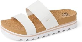 Reef Cushion Vista Hi Womens Platform Fashion Sandal, Arch Support, Ultra Soft Cushion Footbed | Amazon (US)