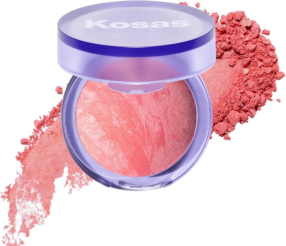 Kosas Blush is Life –Talc-Free Dimensional Blush Baked with Squalane & Hyaluronic Acid – Long... | Amazon (US)