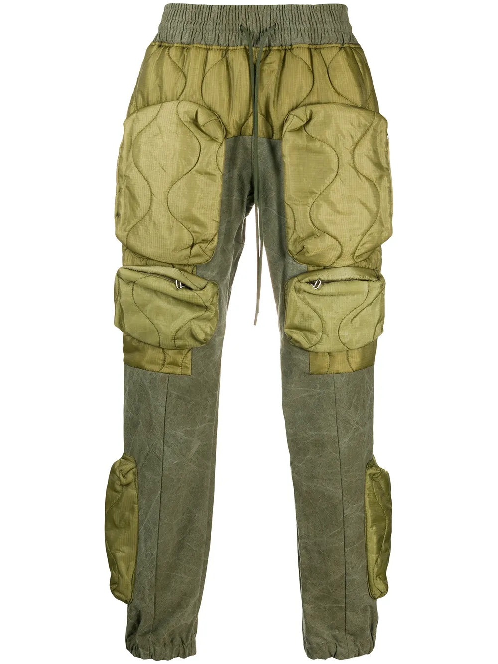padded cargo trousers | Farfetch Global