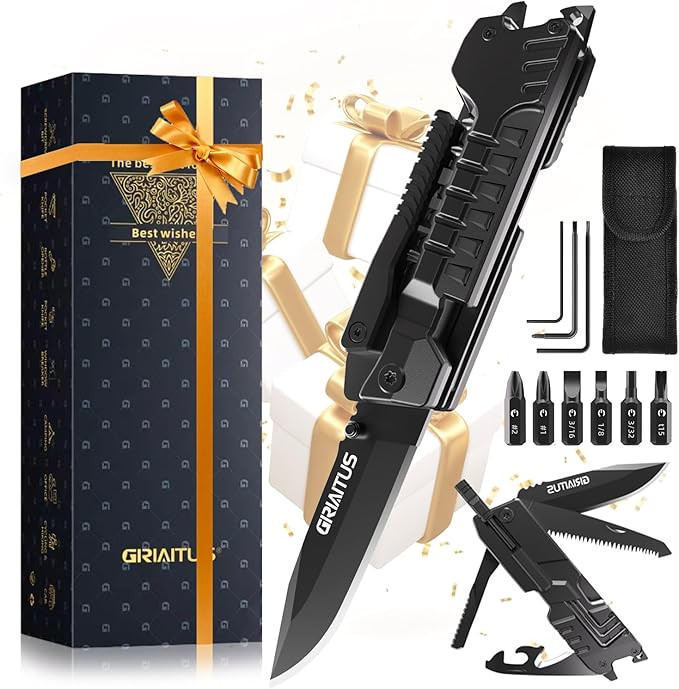 Multi-Tool Gifts for Men, Christmas Stocking Stuffers for Dad from Daughter Son, Multitool Knife ... | Amazon (US)
