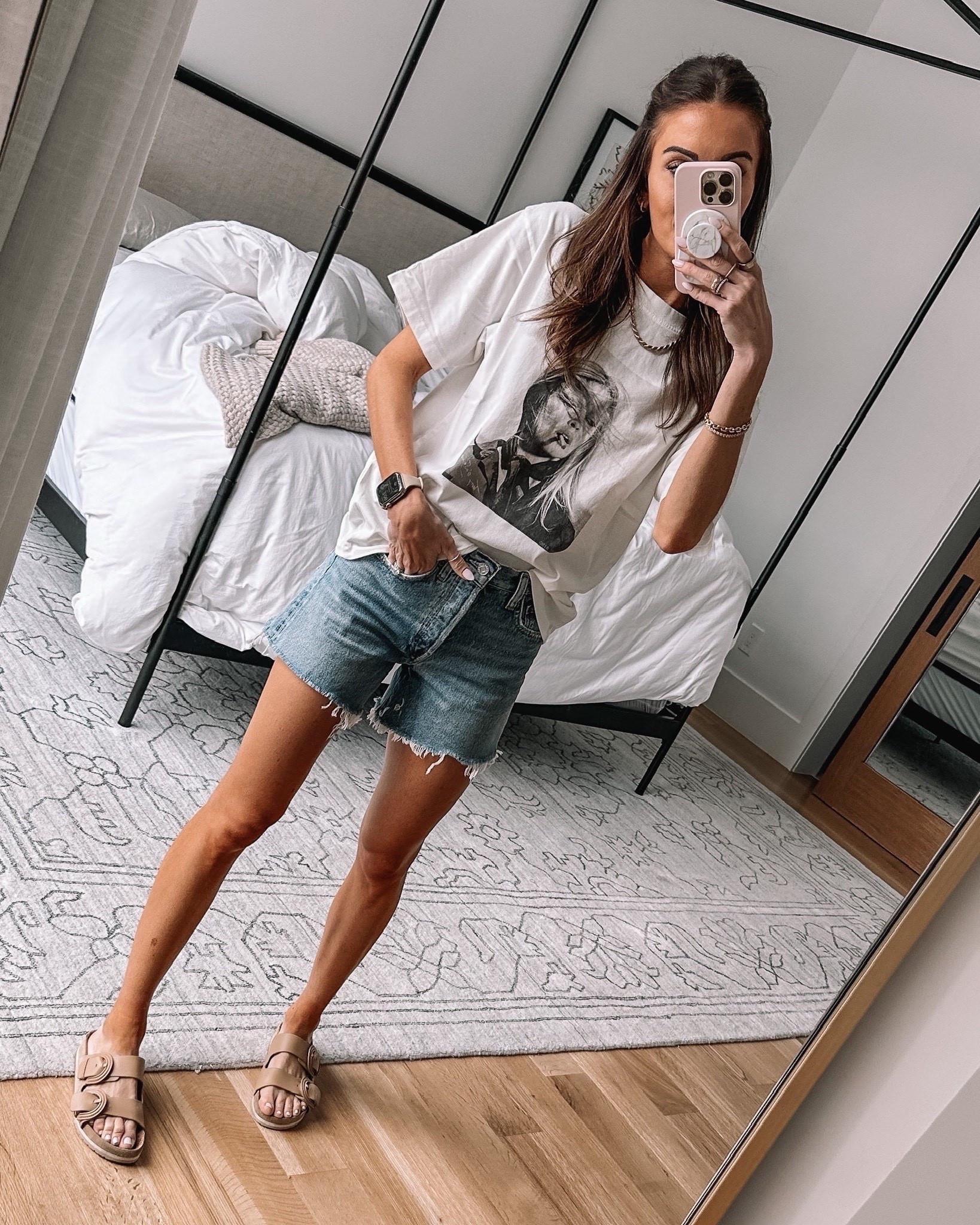 the best denim shorts that offer good coverage and length! 🩵 on sale with code STYLE

#LTKSaleAlert