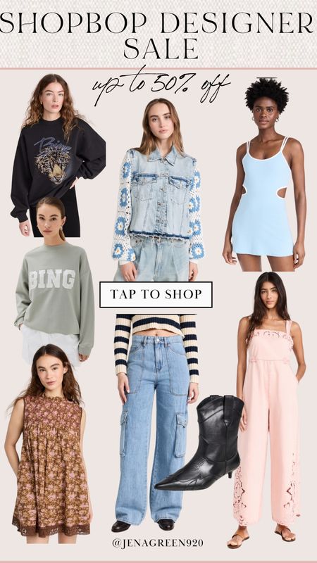 ShopBop Designer Sale | Anine Bing Graphic Sweatshirt | Agolde Jeans | Free People 

#LTKSaleAlert #LTKShoeCrush #LTKStyleTip