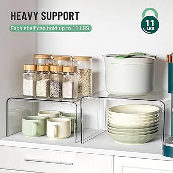 MAXIMIZE YOUR KITCHEN CABINET ORGANIZER: Do you often fret about clutter and wasted space in your... | Amazon (US)