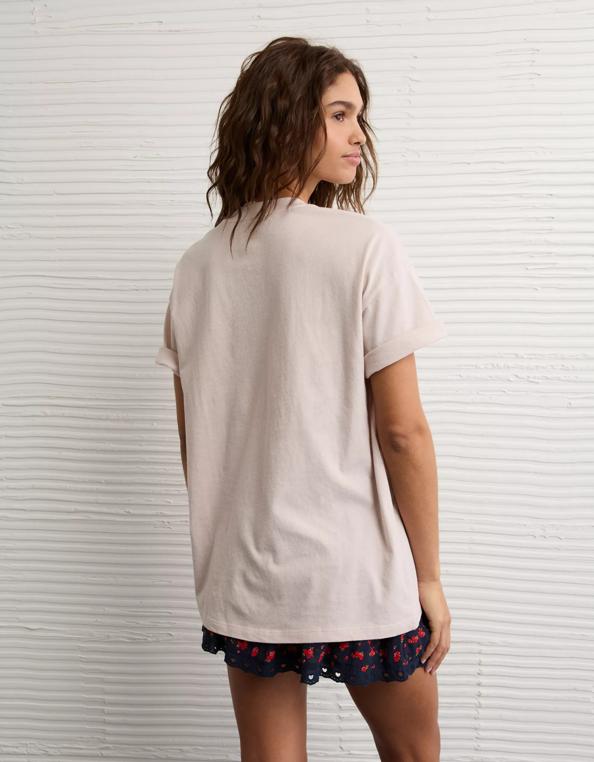 AE Oversized Mon Chérie Graphic T-Shirt | American Eagle Outfitters (US & CA)