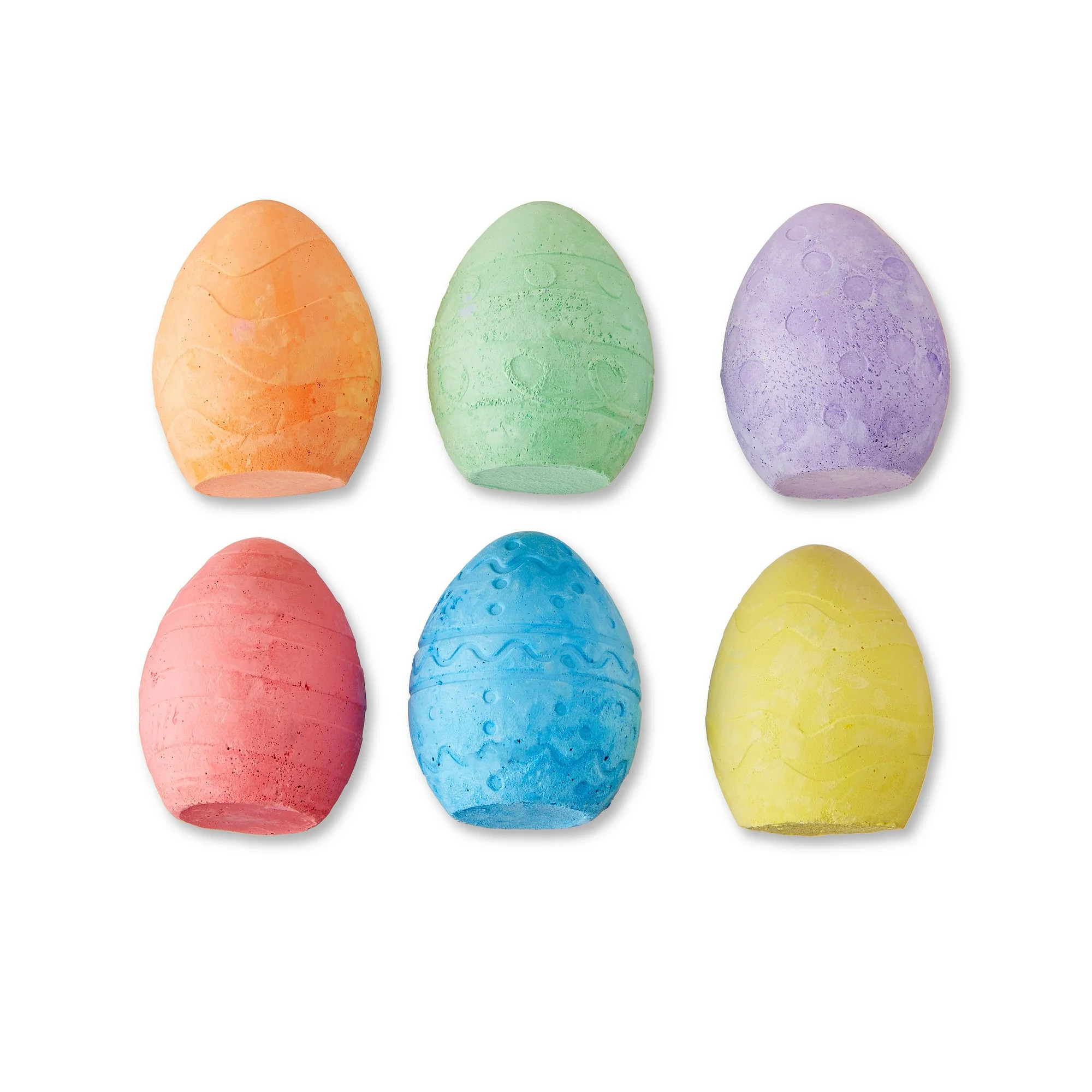 Easter Multicolor Egg Shaped Chalk, 6 Pieces, by Way To Celebrate | Walmart (US)