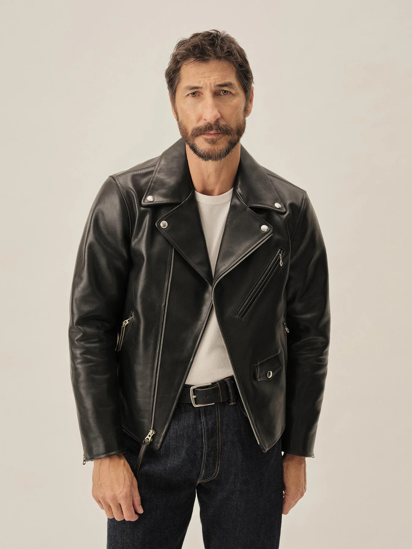 Black Bruiser Moto Jacket - Buck Mason- Modern American Classics | Buck Mason