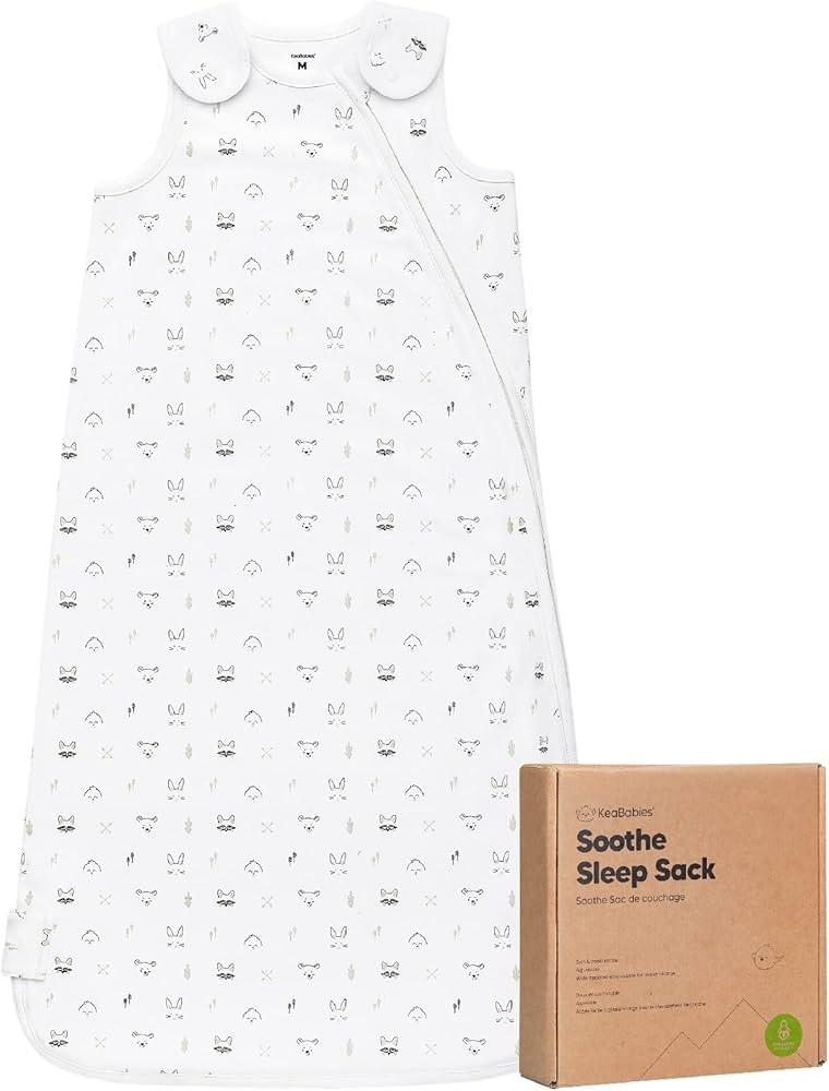 KeaBabies Baby Sleep Sack 6-12/12-18 Months - Organic Cotton Wearable Blanket Swaddle Sack,Baby S... | Amazon (US)