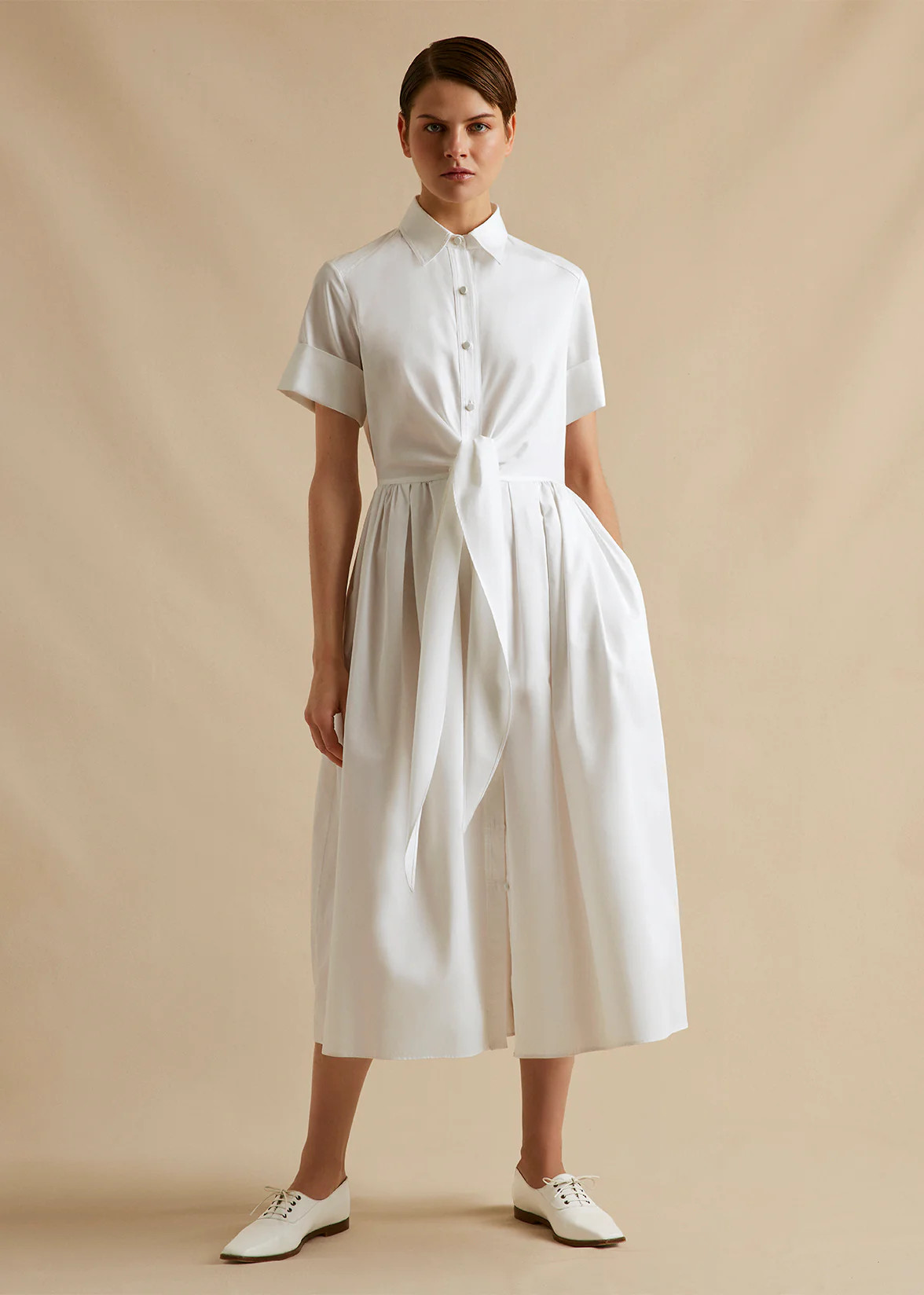 ATTACHER DRESS IN COTTON POPLIN | Adam Lippes