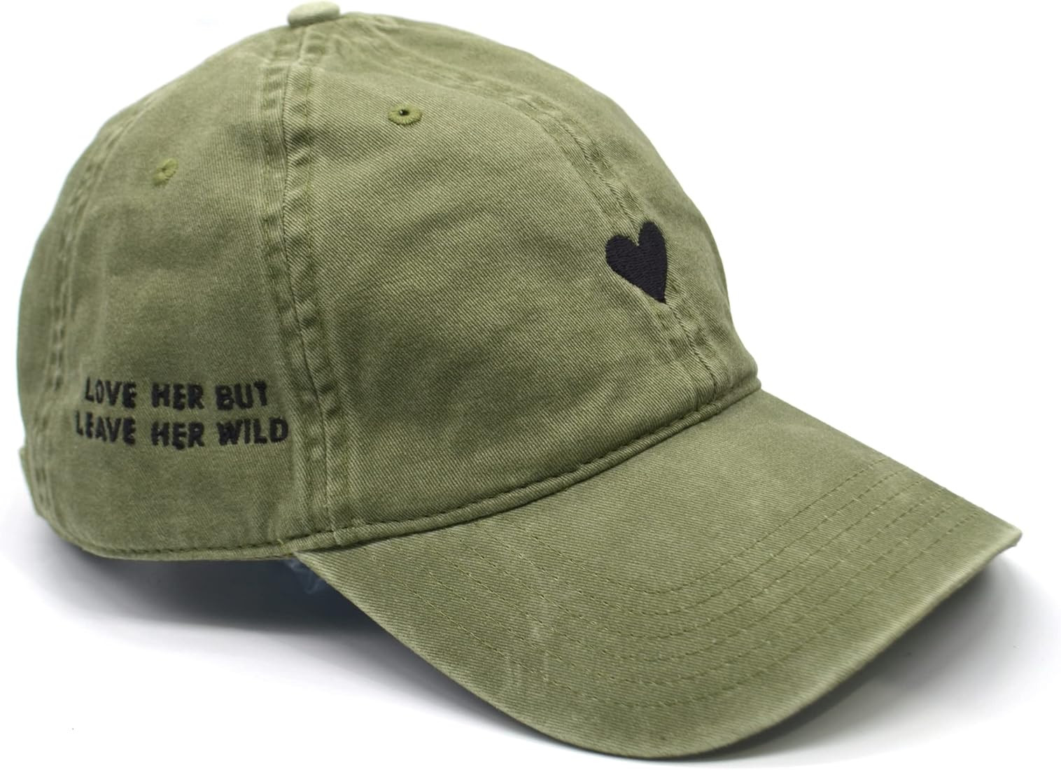 Hat, Embroidered Brushed Cotton Women’s Baseball Hat Unisex Fit, Adjustable One Size | Amazon (US)