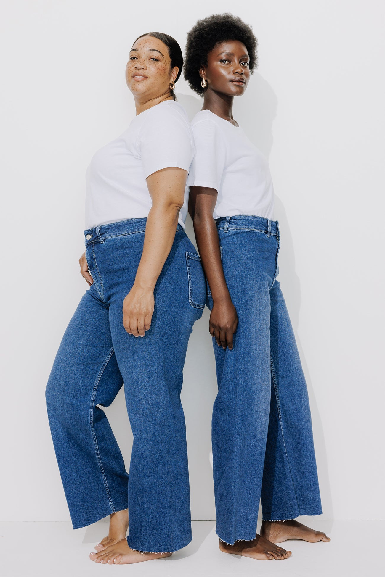 Jean large taille haute Femme - Jean brut | Promod (FR)