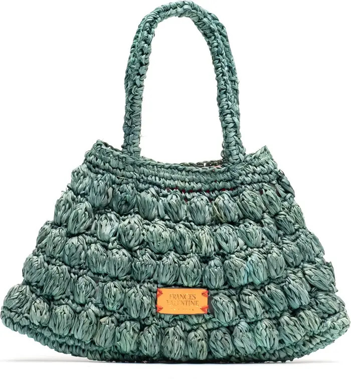 Crochet Raffia Top Handle Bag | Nordstrom