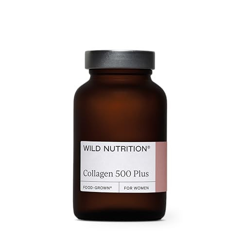 WILD NUTRITION Food-Grown® Collagen 500 Plus | 500 Dalton Weight peptides for Optimal Absorption | Collagen-synthesising Mesoporosil® | Hydrolised Marine Collagen | Vitamin C, Vitamin E, Biotin | Amazon (UK)