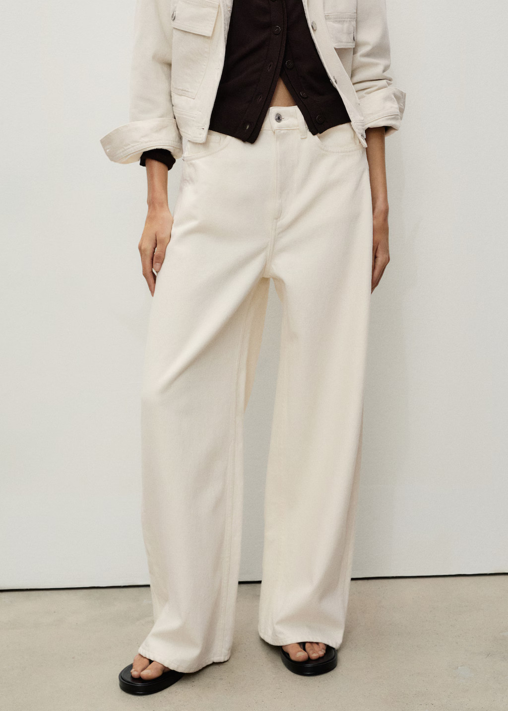 Wideleg mid-rise jeans | Mango (US/MX/AU)