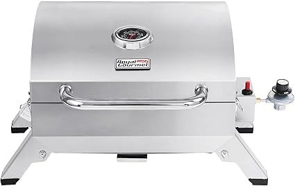 Royal Gourmet GT1001 Stainless Steel Portable Grill, 10000 BTU BBQ Tabletop Gas Grill with Foldin... | Amazon (US)