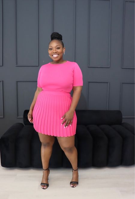 Pink Preppy! 
Set: Nichole Lynel - Preppy Prep Girl - link not available
Heels: Nine West - linked

#LTKcurves #LTKunder100 #LTKstyletip