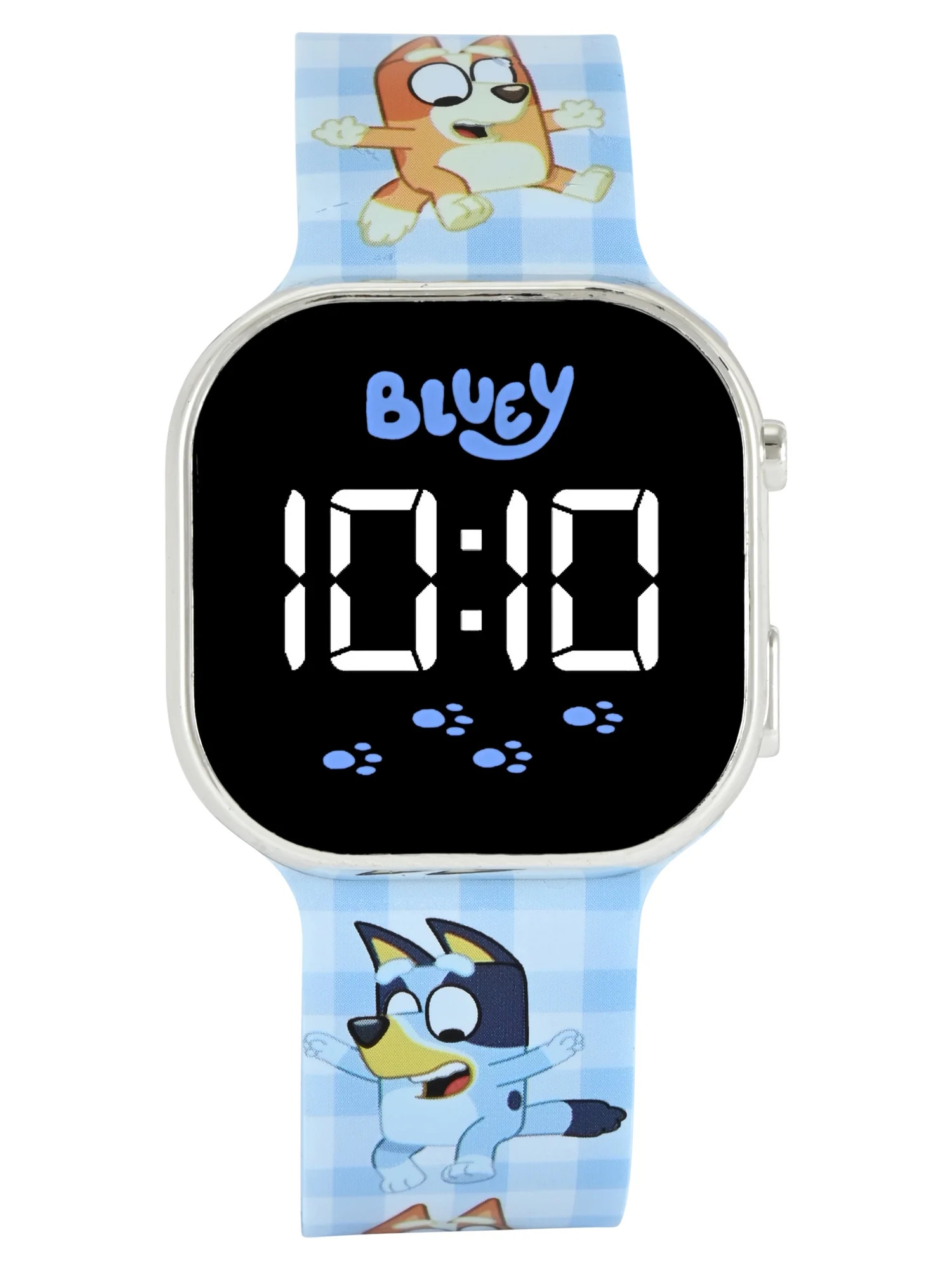 Bluey Unisex Childrens LED Watch With Square Caseand Printed Silicone Strap; BLY4145WM | Walmart (US)