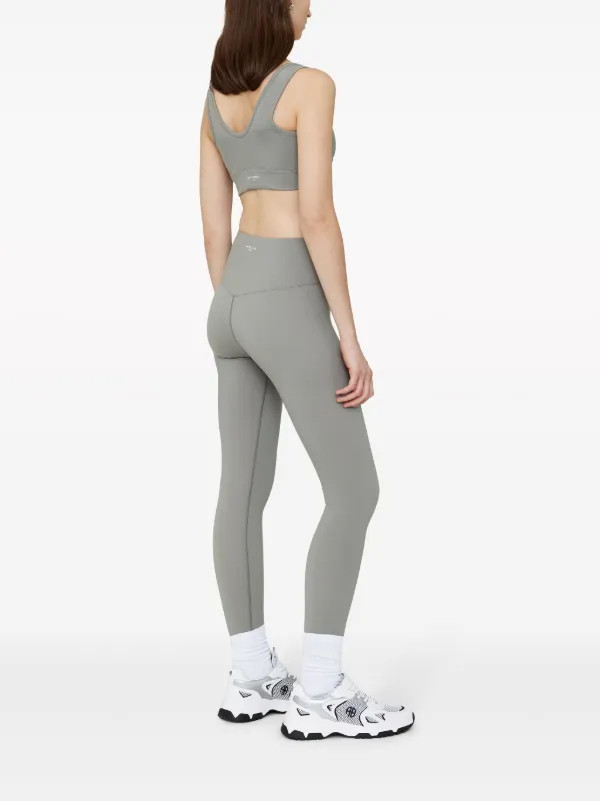 ANINE BING Blake logo-print Leggings - Farfetch | Farfetch Global