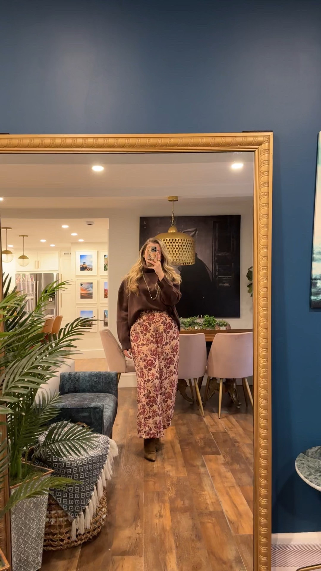 Obsessed with this entire fall outfit. Wearing a large in the pants they run slightly big, large in the oversized turtleneck sweater. Can’t recommend either enough! 

 #LTKootd #LTKMidsize #LTKStyleTip