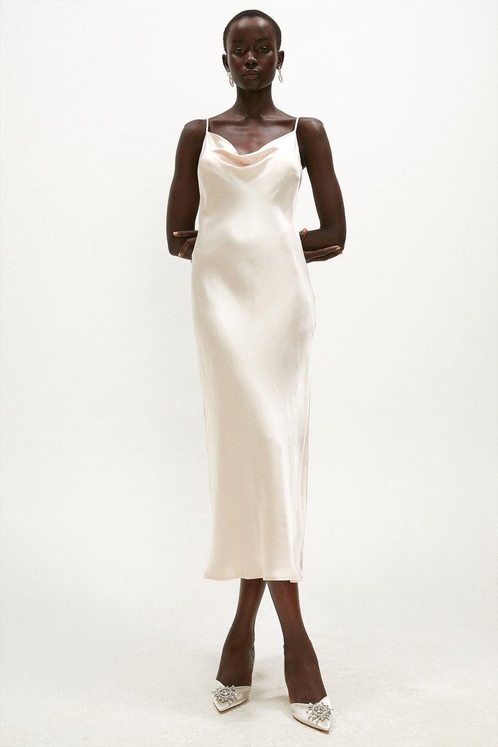 Satin Cowl Neck Midi Dress | Coast (UK)