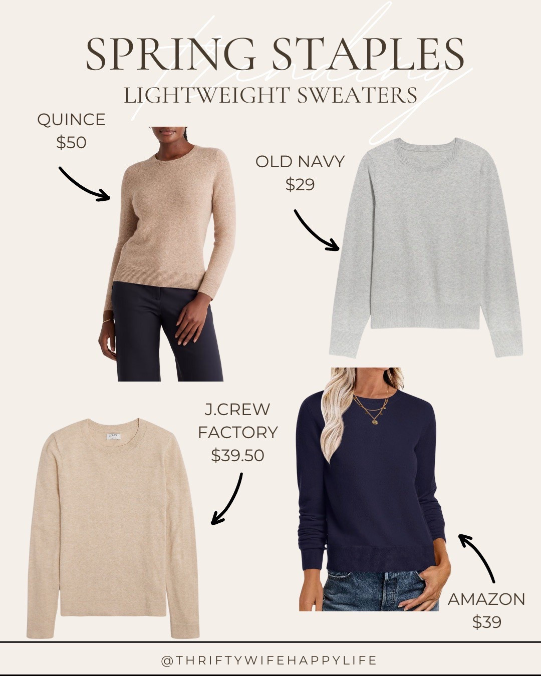 Spring staples! Lightweight sweaters are my favorite in the spring! Here are some of my favorites to shop! 

#LTKPetite #LTKStyleTip #LTKFindsUnder50