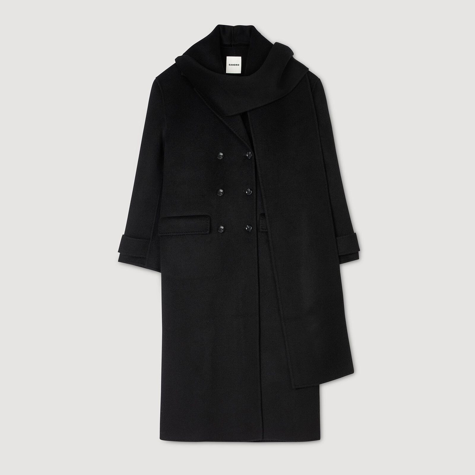 Oversized wool coat | Sandro US | Sandro-Paris US