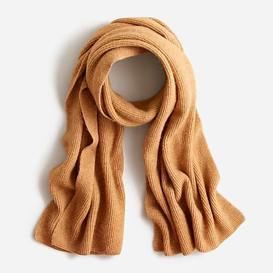 Ribbed scarf in Supersoft yarn | J.Crew US