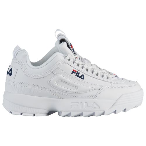 Fila Womens Fila Disruptor II Premium - Womens Shoes White/Navy/Red Size 05.0 | Foot Locker (US)