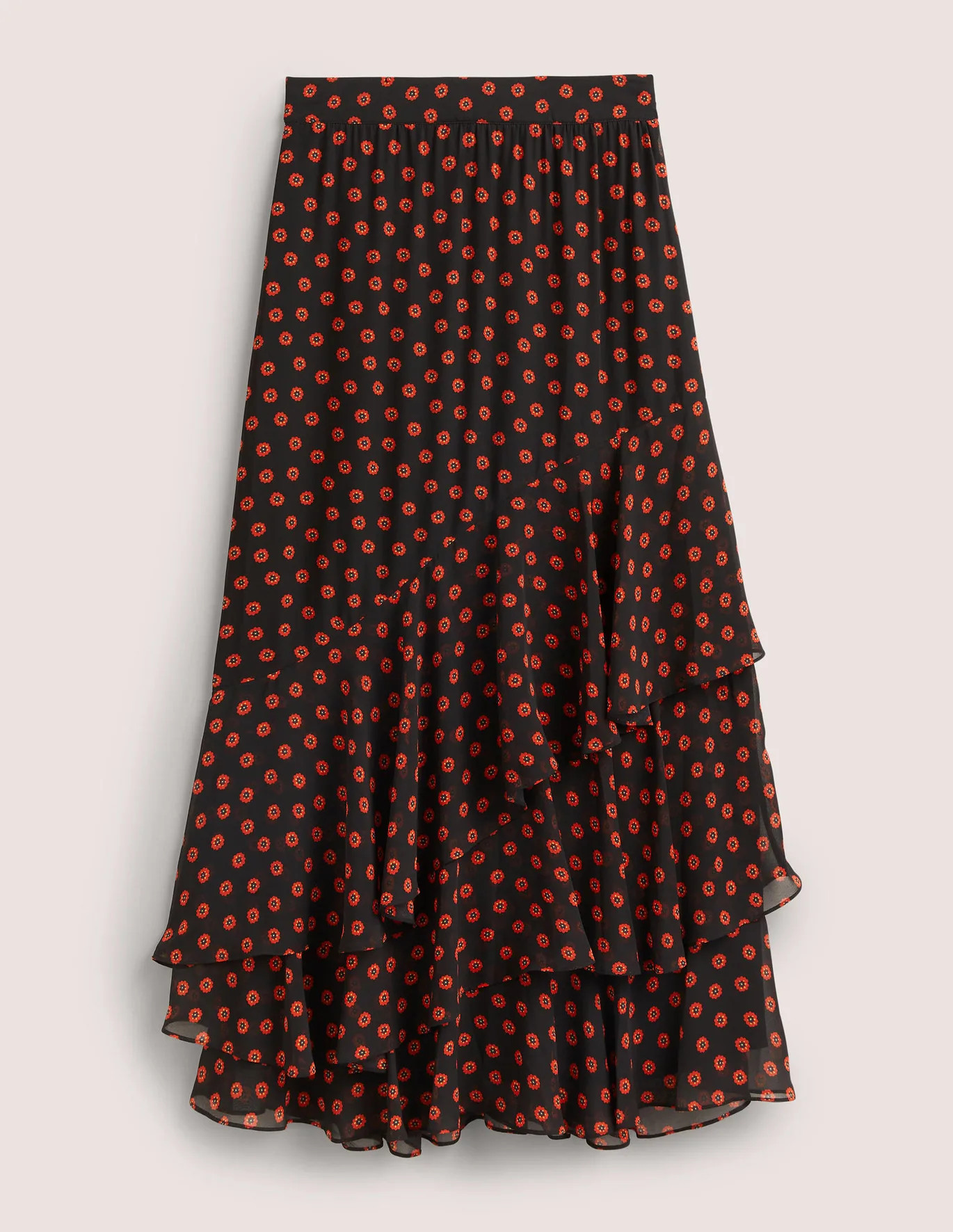 Multi Ruffle Maxi Skirt | Boden (UK & IE)